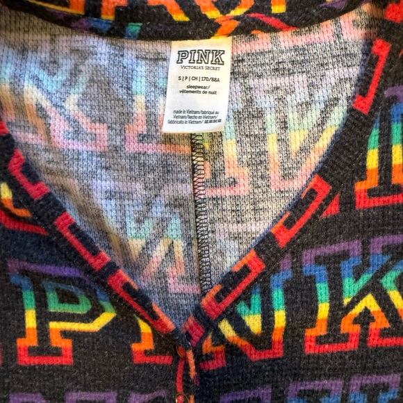 Pink Victoria’s Secret pride onesie - Picture 3 of 5